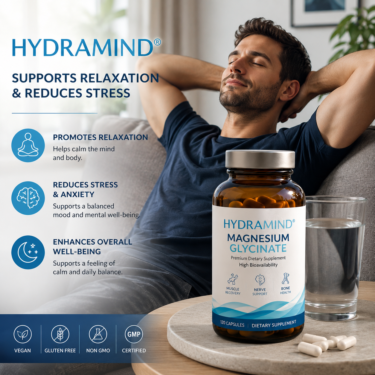HYDRAMINDE- Magnesium Glycinate