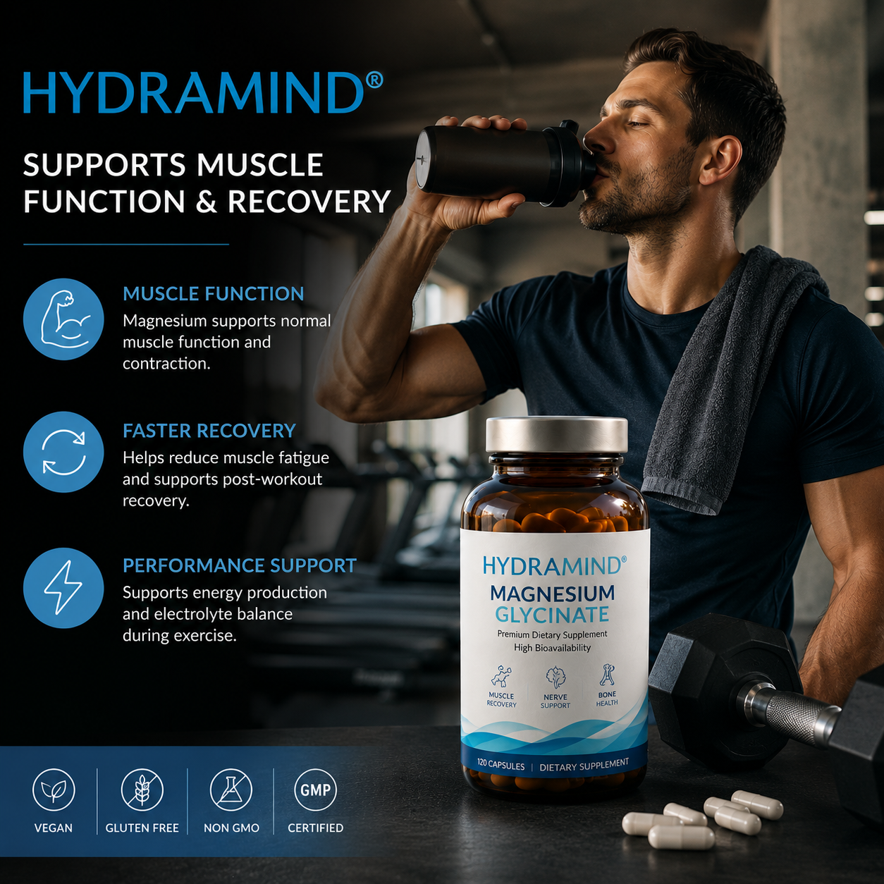 HYDRAMINDE- Magnesium Glycinate