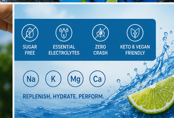 hydration minerals sugar-free